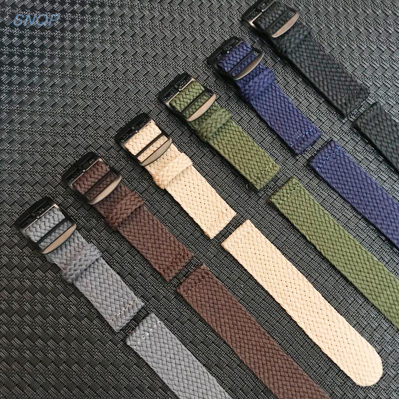 Perlon Strap Woven - Sabuk jam tangan nilon tenun perlon,