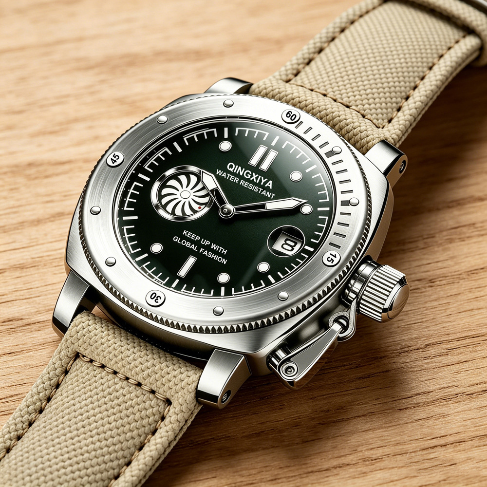 Canvas Strap Watch - Jam Tangan Pria Keren Kreatif dengan