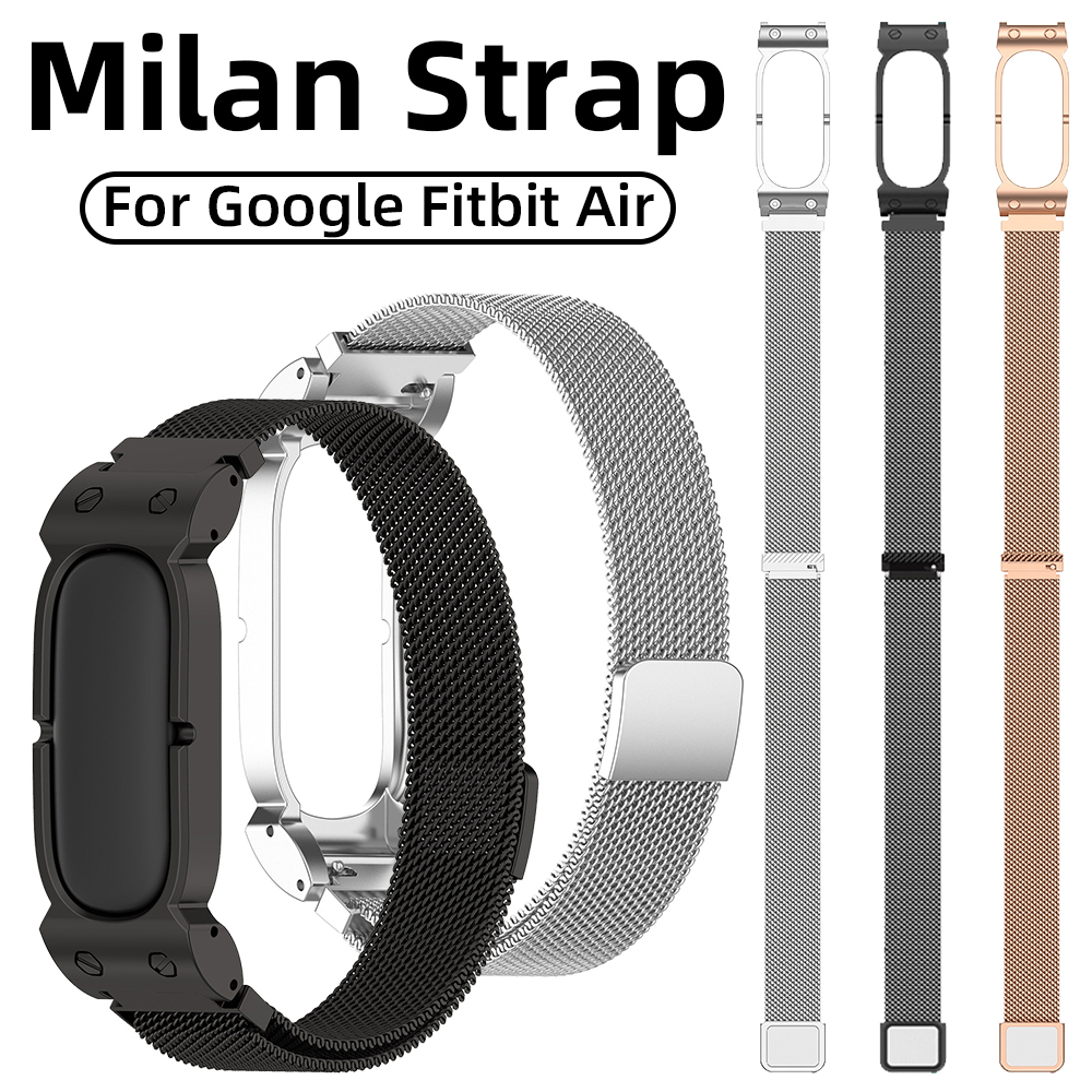 Mesh Strap Metal - Tali Jam Tangan Milanese untuk Fitbit
