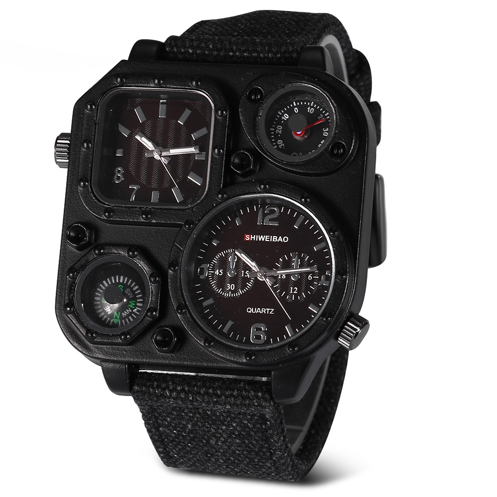Canvas Strap Watch - Jam Tangan Kuarsa Pria Jam Tangan