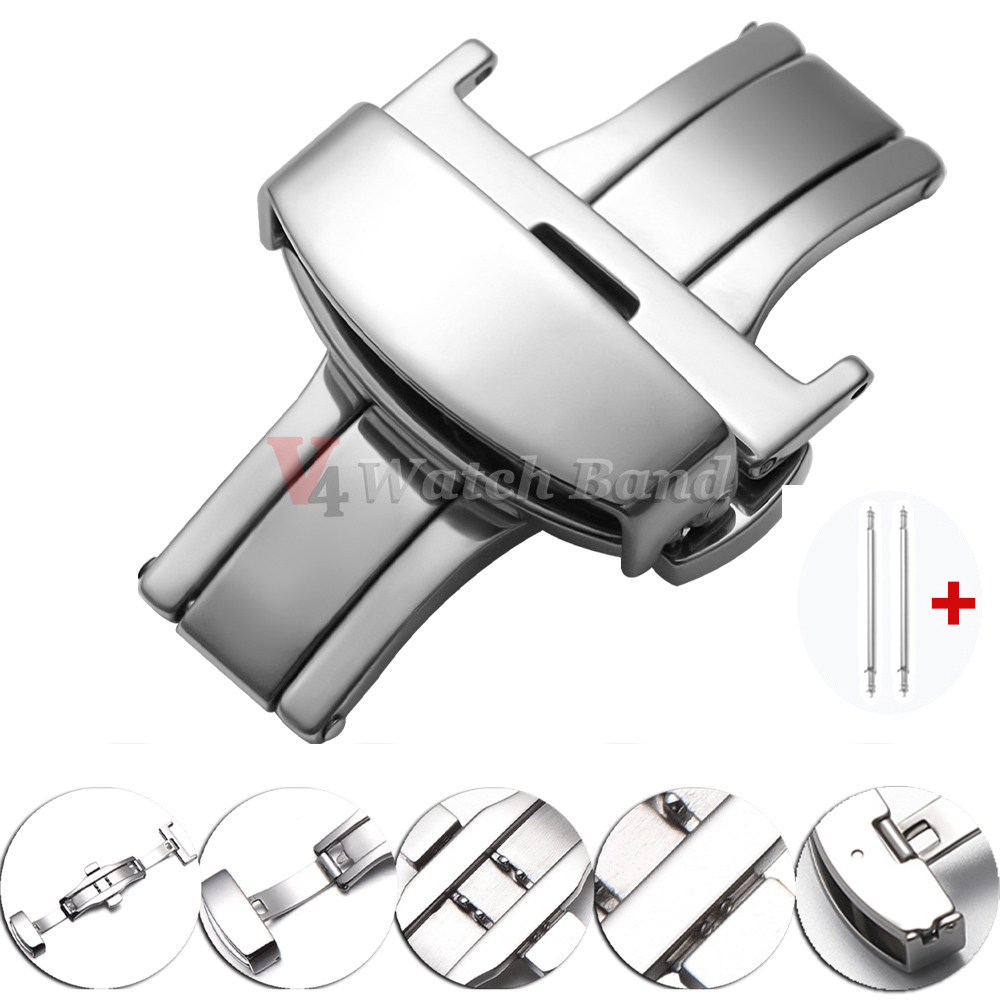 Butterfly Clasp Deployant - Gesper Tali Jam Tangan Kancing Ganda