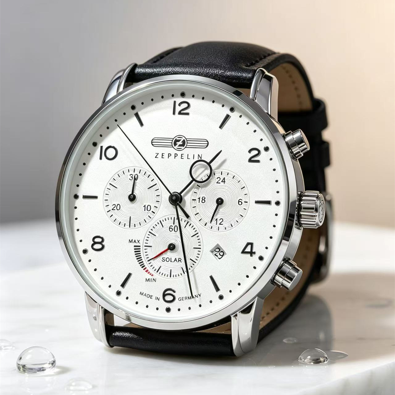 Leather Watch Band Men - Jam Tangan Pria Zeppelin Airship Automatic
