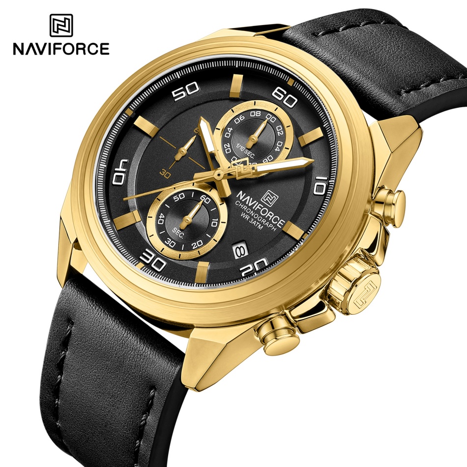 Leather Watch Band Men - NAVIFORCE Jam Tangan Tangan Tali Kulit