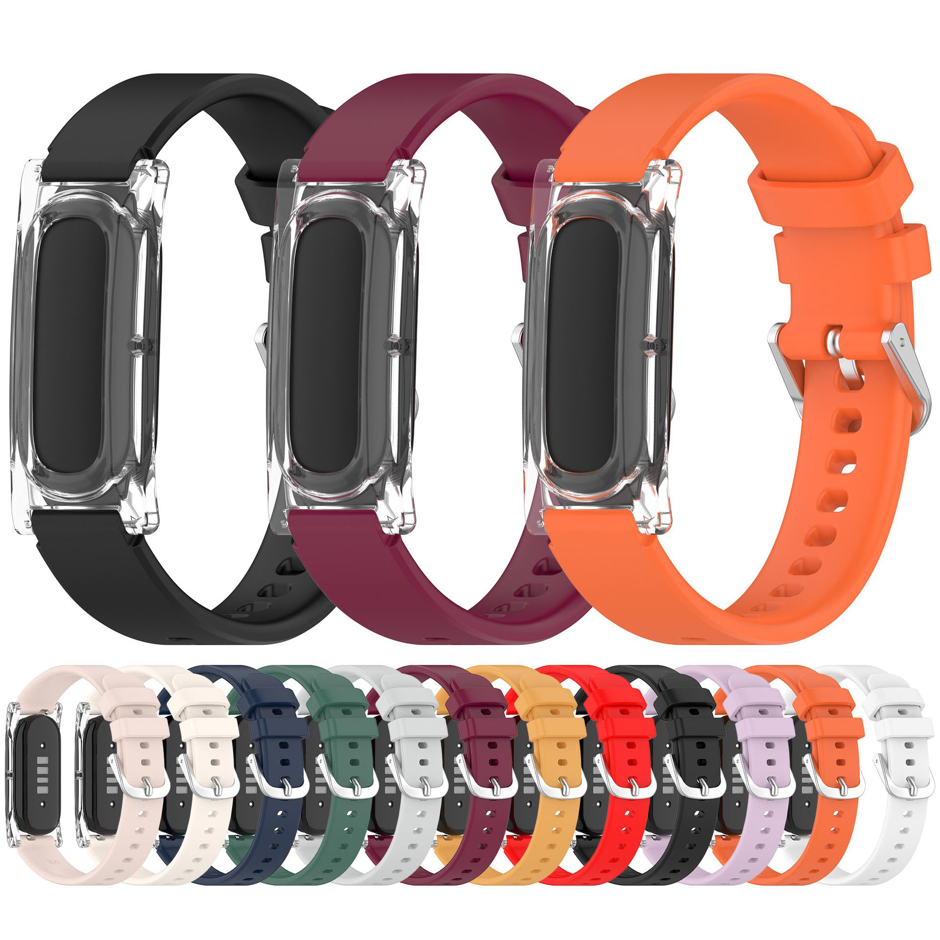 Silicone Band Women - Tali Silikon Kompatibel dengan Google Fitbit