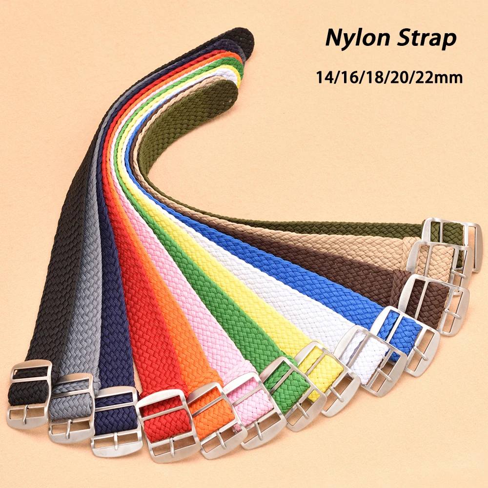 Perlon Strap Woven - Tali jam tangan nilon tenun 14mm