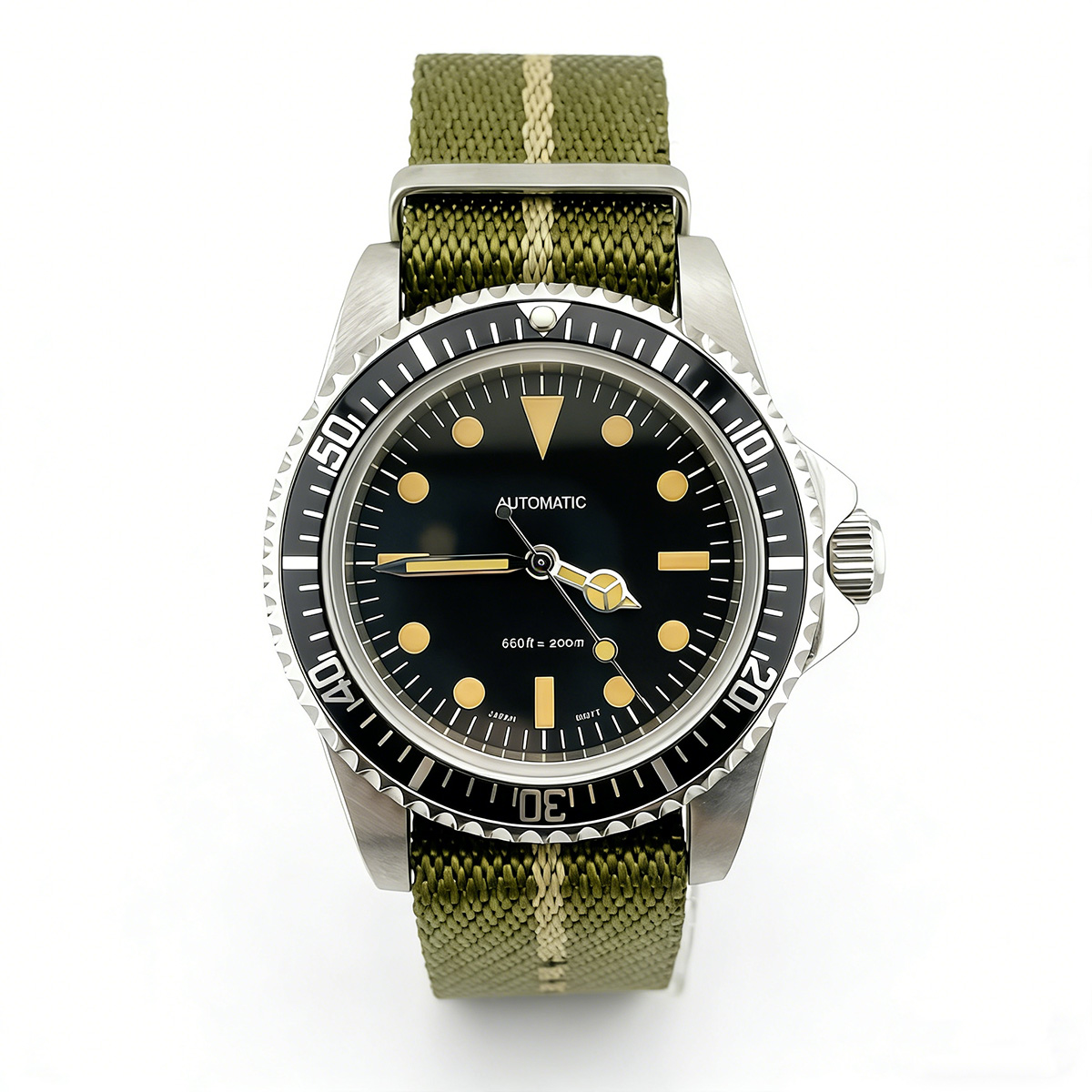 Tropic Strap Vintage - Jam Tangan Retro Diver 39.5Mm Jam
