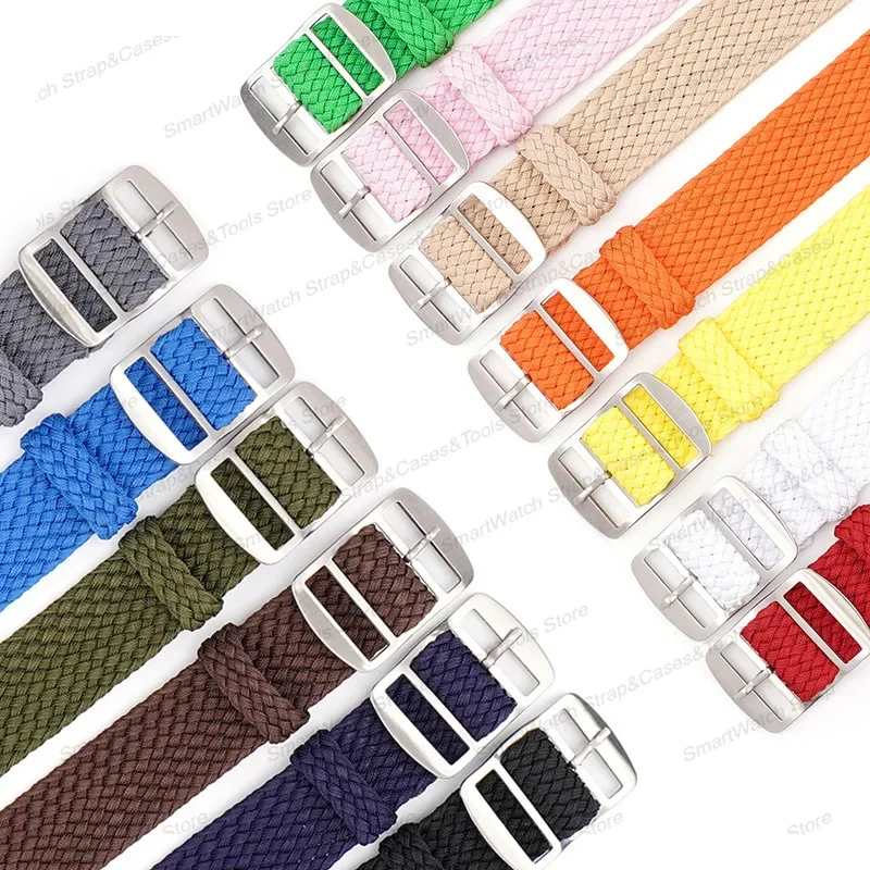 Gelang jam tangan nilon tenun  - Perlon Strap Woven ulasan dan harga