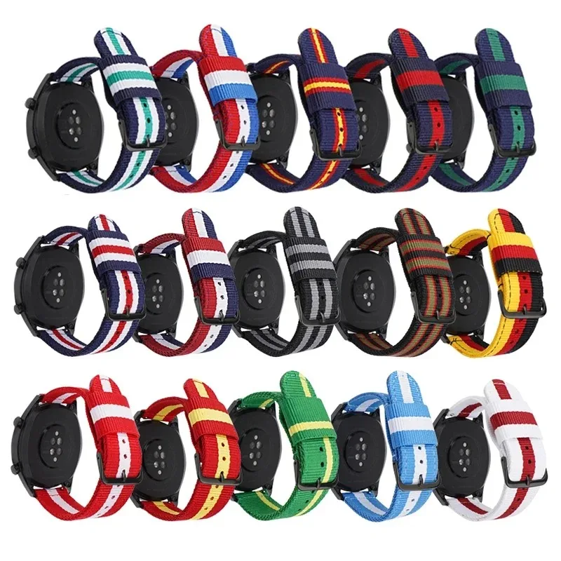 Tali Jam Tangan Nilon 20Mm 22M - Canvas Strap Watch ulasan dan harga