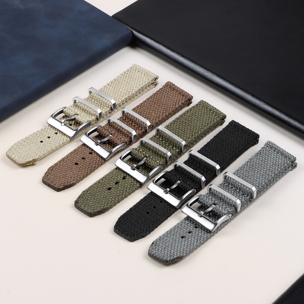 Tali jam nilon 20mm 22mm, kual - Nato Strap Nylon ulasan dan harga