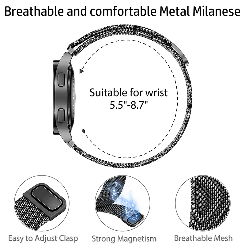 Milanese Loop Band untuk Redmi - Milanese Loop Magnetic ulasan dan harga