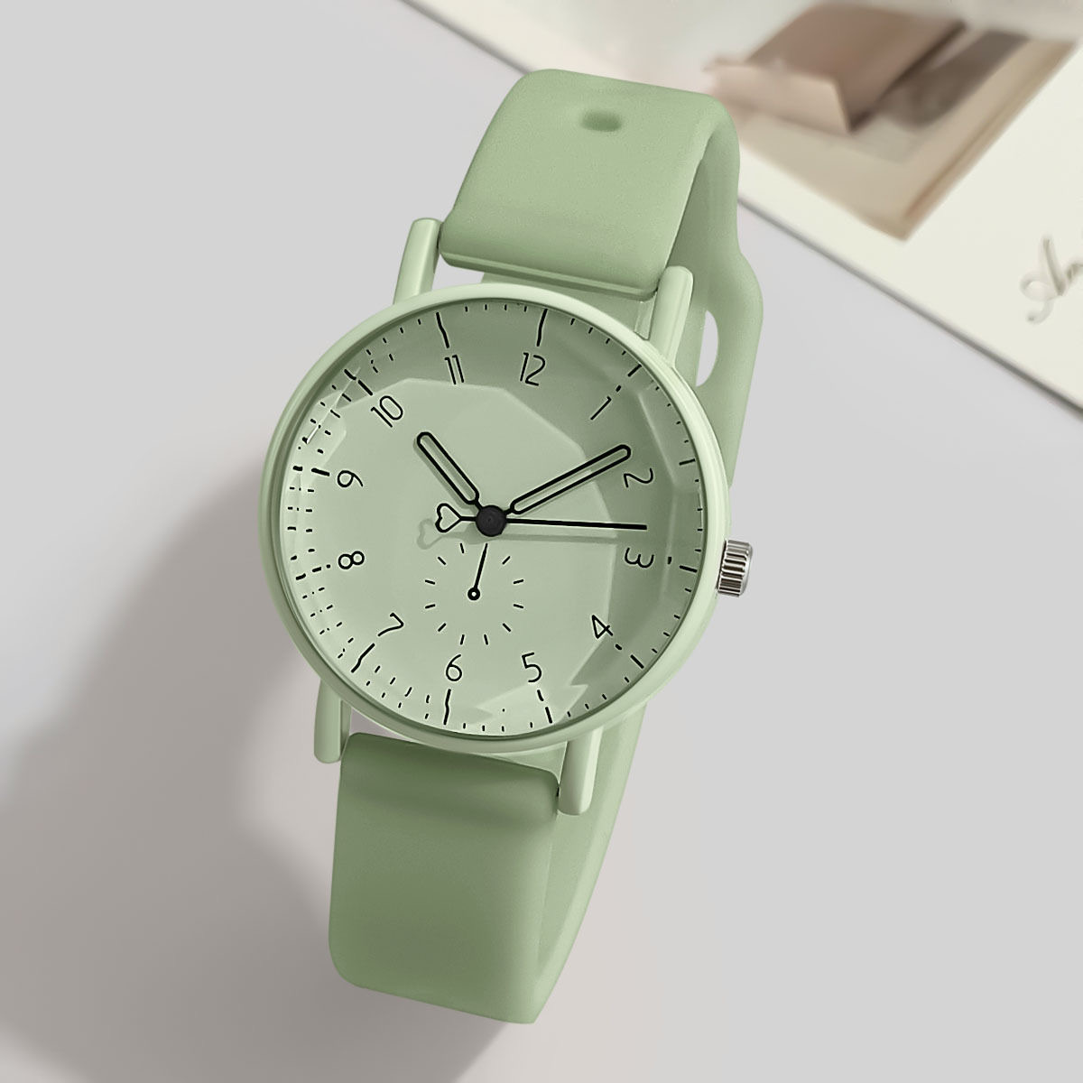 Jam Tangan Kuarsa Wanita Dial  - Silicone Band Women ulasan dan harga