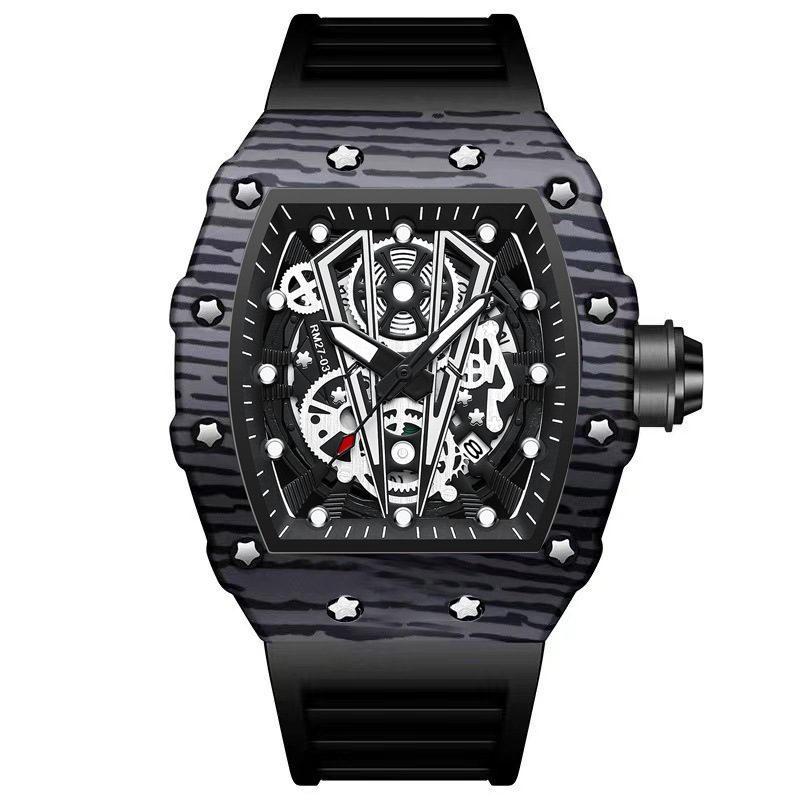Jam Tangan Pria BINBOND B8577  - Rubber Strap Diver ulasan dan harga