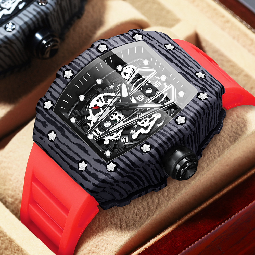 Jam Tangan Pria BINBOND B8577  - Rubber Strap Diver ulasan dan harga