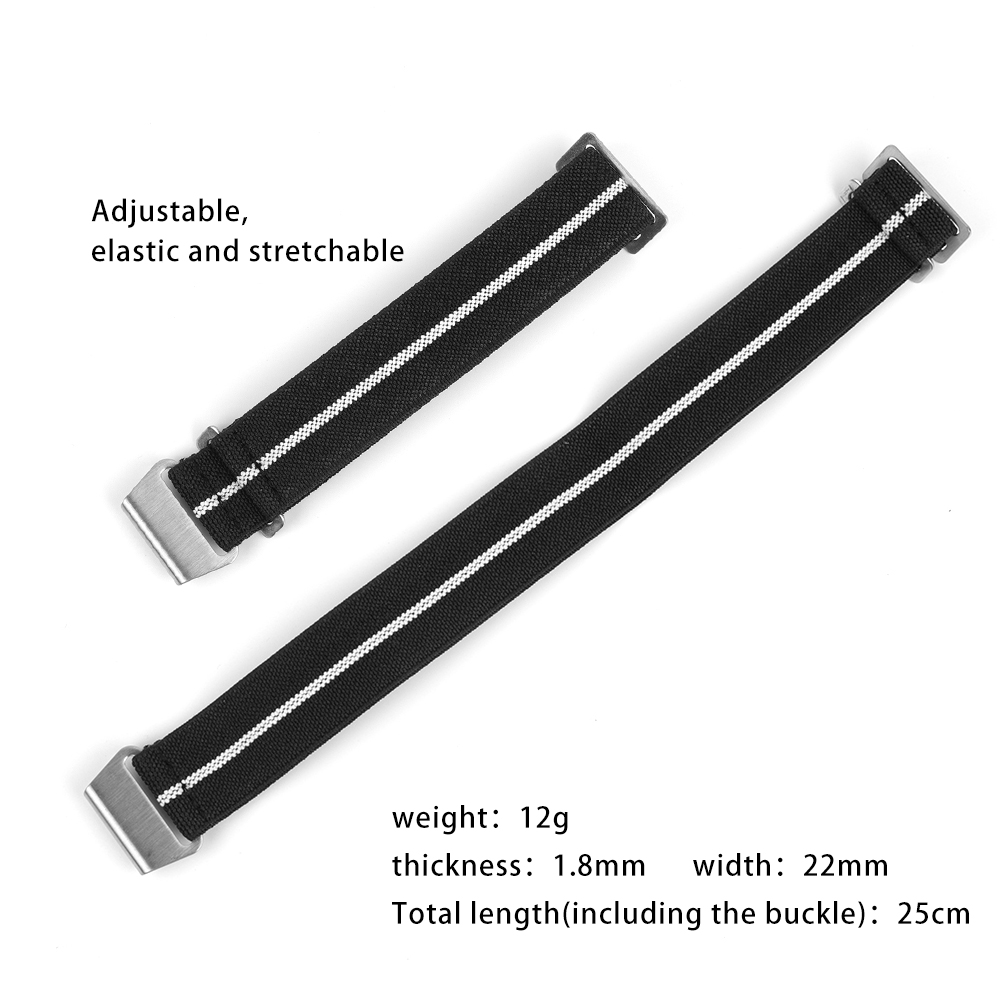 Tali Jam Tangan Nilon 18Mm 20M - Parachute Strap Elastic ulasan dan harga