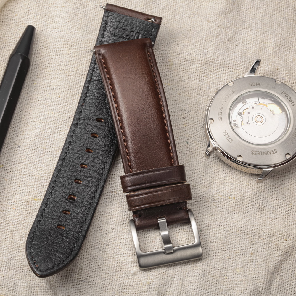 Tali Jam Tangan Hemsut Kulit A - Leather Strap Quick Release ulasan dan harga