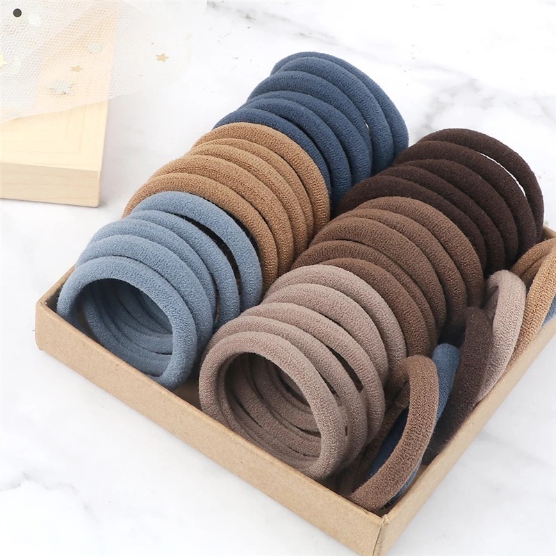 50 Buah/Set Ikat Rambut Dasar  - Silicone Band Women ulasan dan harga