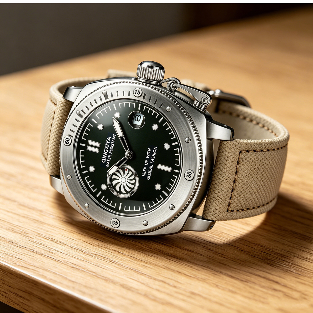 Jam Tangan Pria Keren Kreatif  - Canvas Strap Watch ulasan dan harga