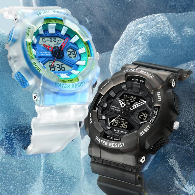 Jam Tangan Pria TIMEARTX Jam T - Rubber Strap Diver ulasan dan harga