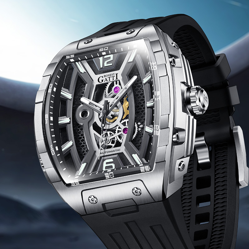 BONEST GATTI Jerman Jam Tangan - Rubber Strap Diver ulasan dan harga