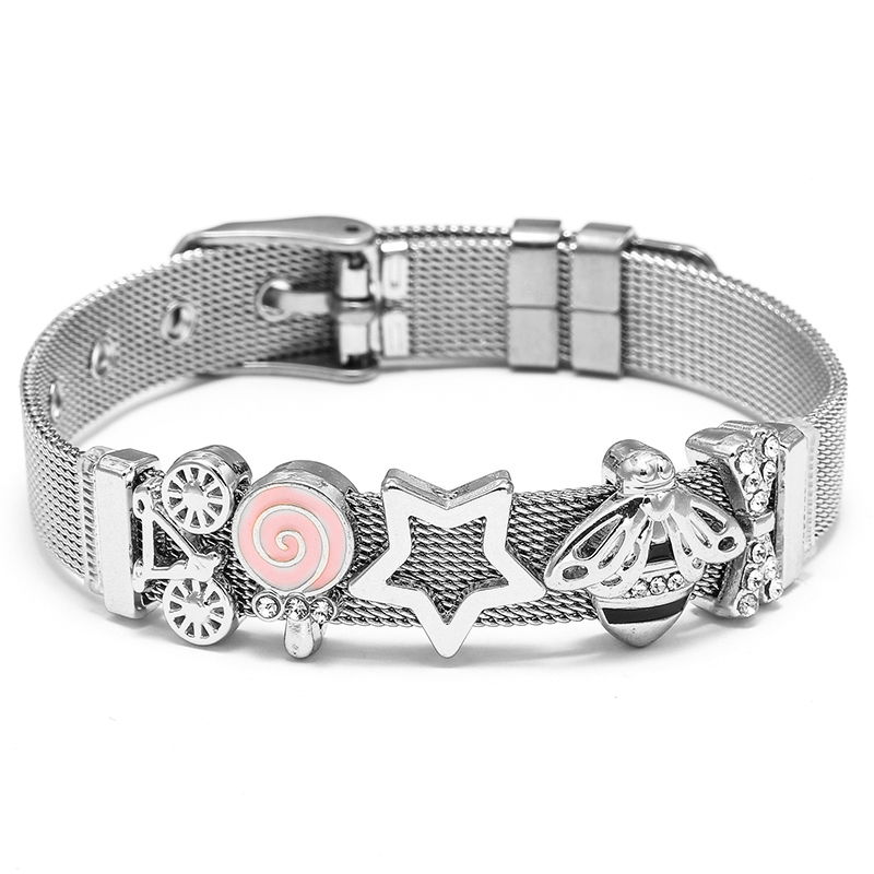 Gelang Jaring Baja Tahan Karat - Mesh Strap Metal ulasan dan harga