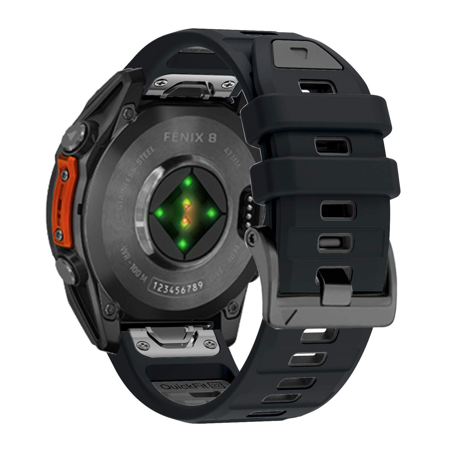 QuickFit 26mm 22mm Tali Jam Ta - Silicone Watch Band 22Mm ulasan dan harga