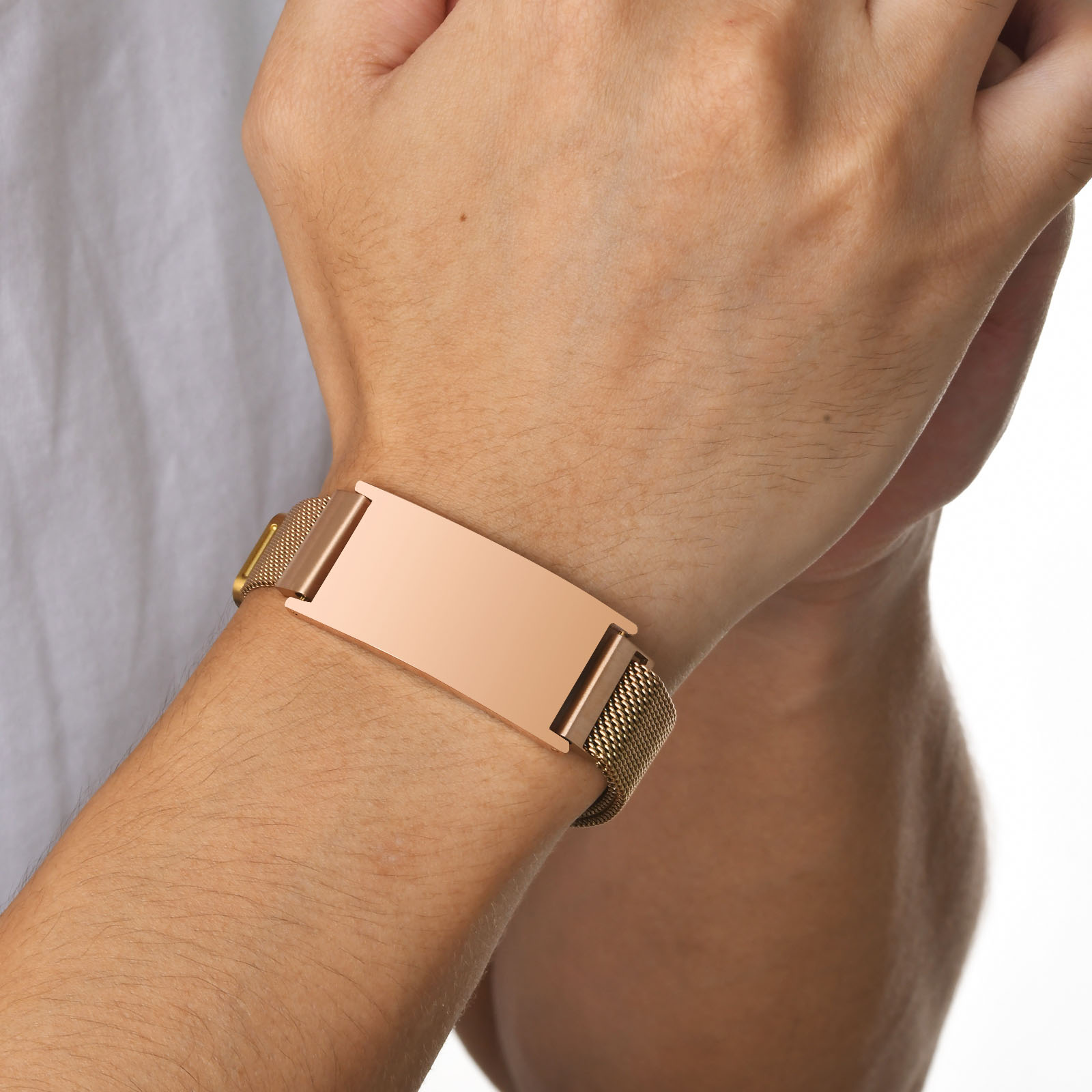 Gelang tali jala magnetik Chun - Mesh Strap Metal ulasan dan harga