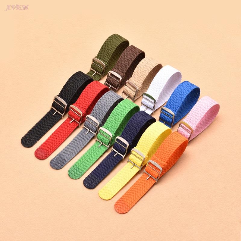 Gelang jam tangan olahraga kan - Perlon Strap Woven ulasan dan harga