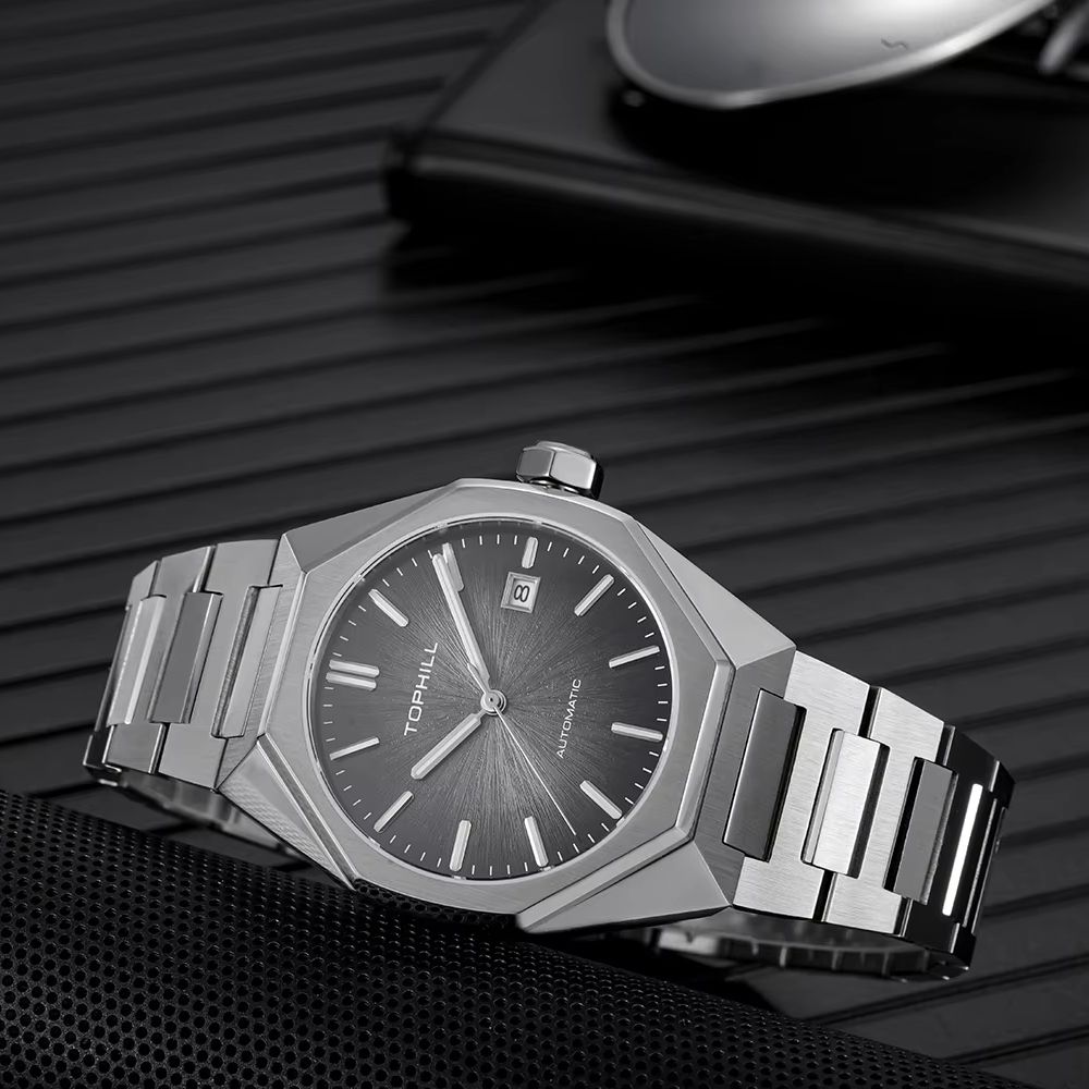 TOPHILL 39mm Miyota 8215 Jam T - Butterfly Clasp Deployant ulasan dan harga