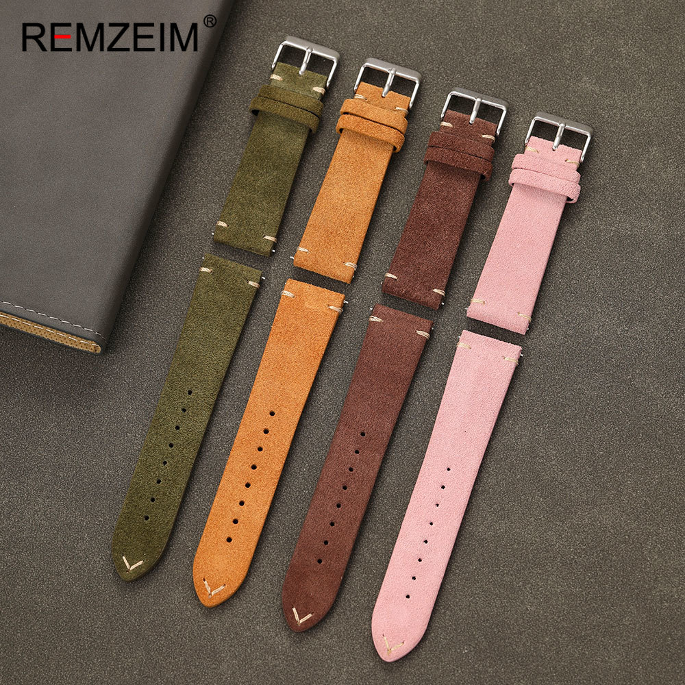 Sabuk Jam Tangan Kulit Suede U - Suede Strap Watch ulasan dan harga