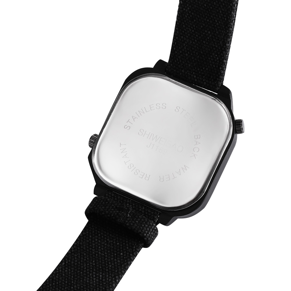Jam Tangan Kuarsa Pria Jam Tan - Canvas Strap Watch ulasan dan harga