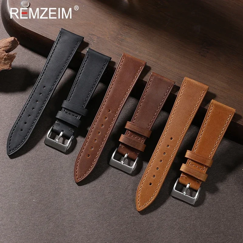 Crazy Horse jam tangan kulit R - Leather Strap Quick Release ulasan dan harga