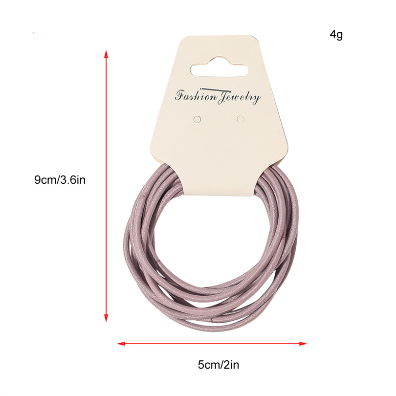 10 Buah Ikat Rambut Elastis Da - Silicone Band Women ulasan dan harga