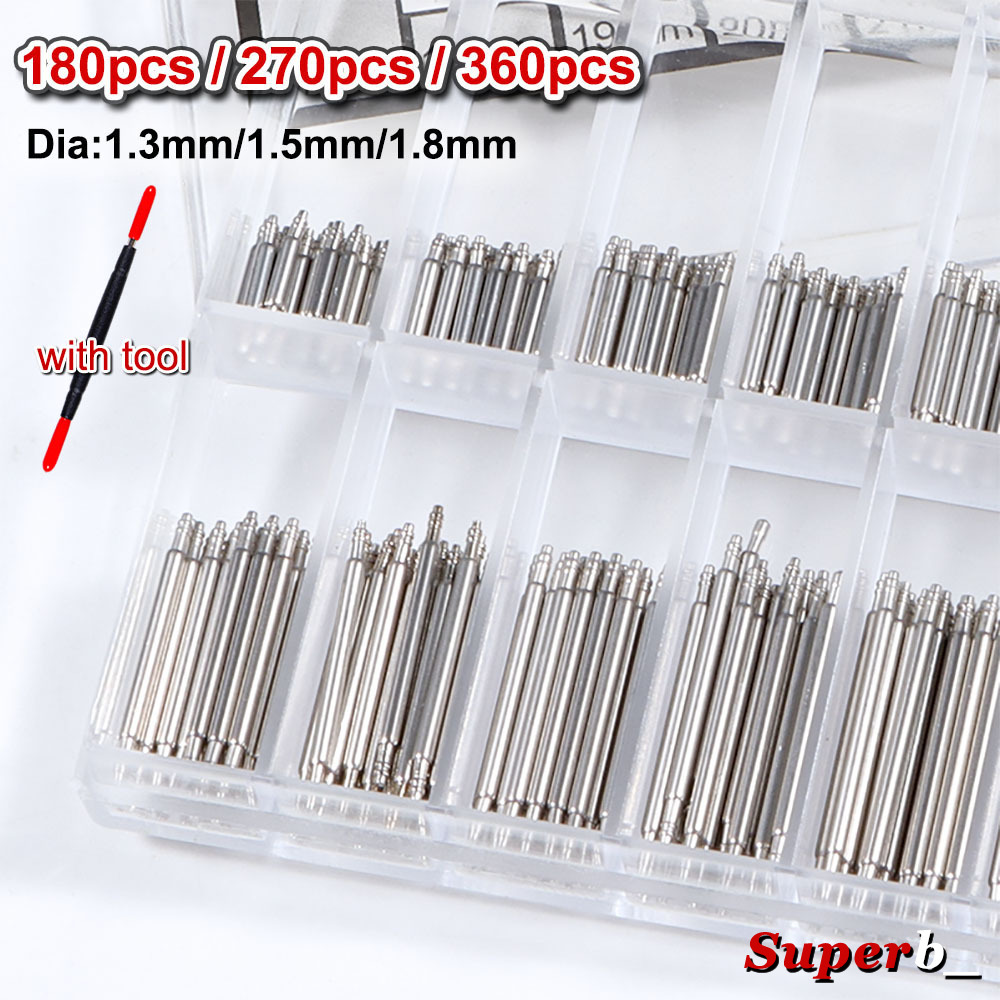 360 Buah Dia 1.3Mm/1.5Mm/1.8Mm - Spring Bar Tool Set ulasan dan harga