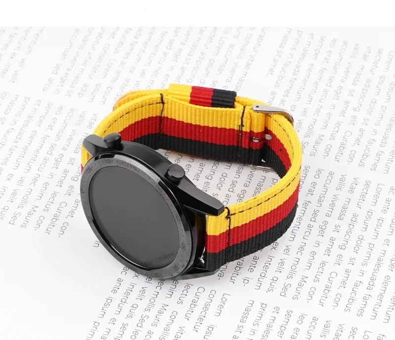 Tali nilon tenun 20mm 22mm unt - Nato Strap Nylon ulasan dan harga