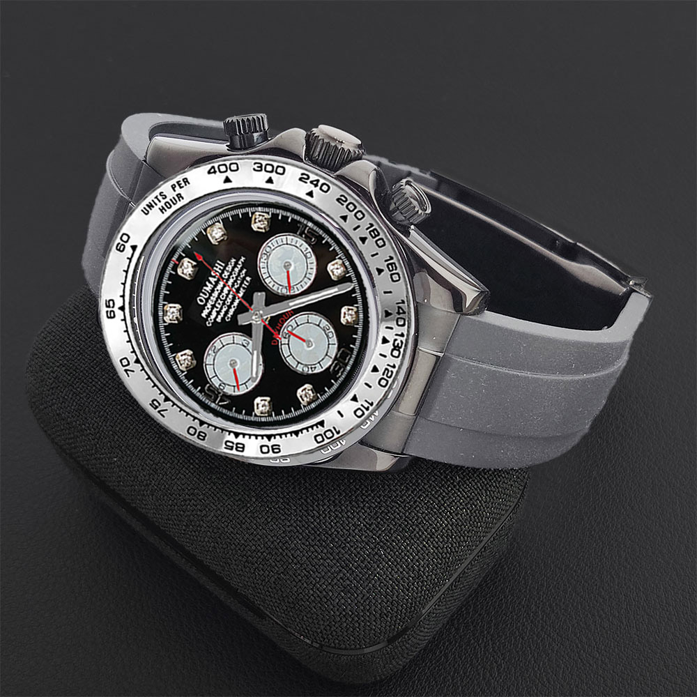 Jam Tangan Mewah VK63 39Mm Jam - Stainless Bracelet Diver ulasan dan harga