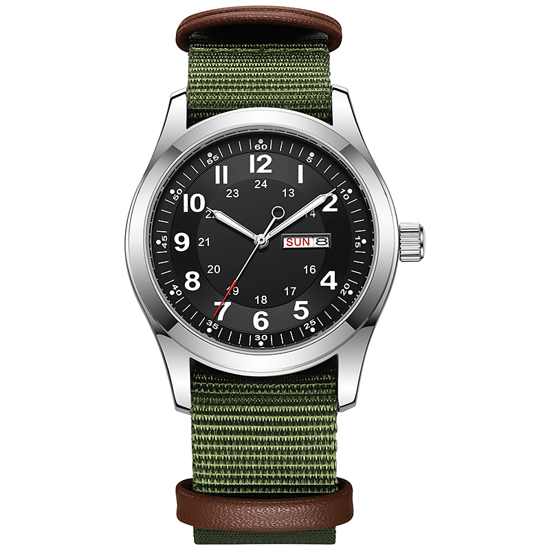 Jam Tangan Pria 42mm 2026 Meny - Canvas Strap Watch ulasan dan harga