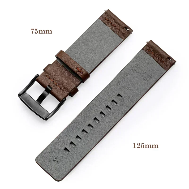 Tali jam tangan 20mm 22mm, tal - Leather Strap Quick Release ulasan dan harga