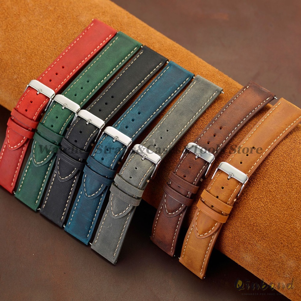 Tali Jam Tangan Kulit Sapi Ant - Leather Strap Quick Release ulasan dan harga