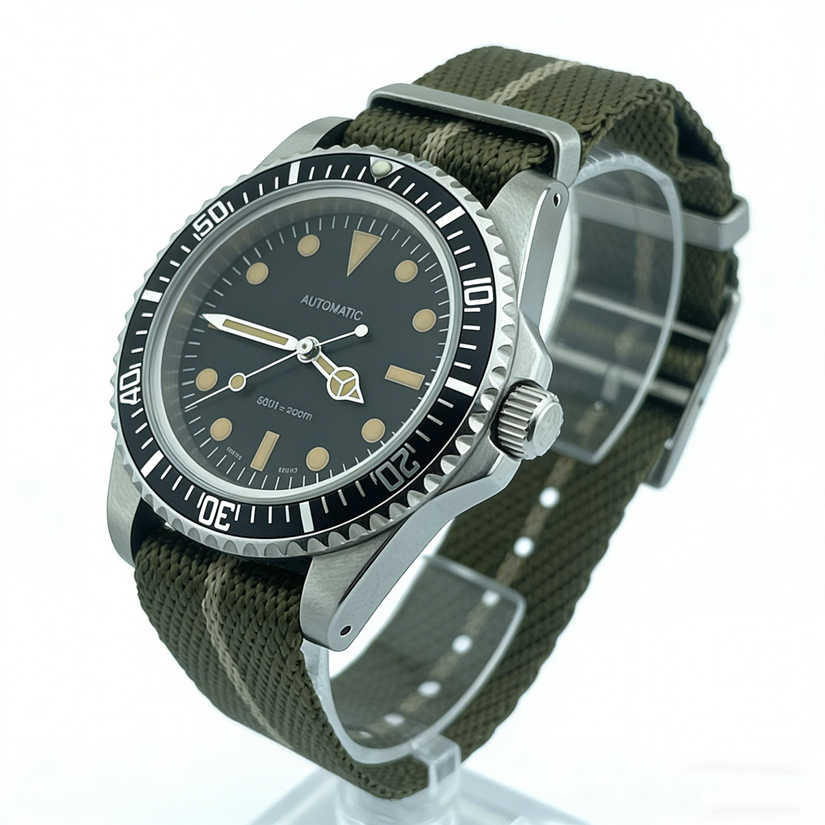 Jam Tangan Retro Diver 39.5Mm  - Tropic Strap Vintage ulasan dan harga