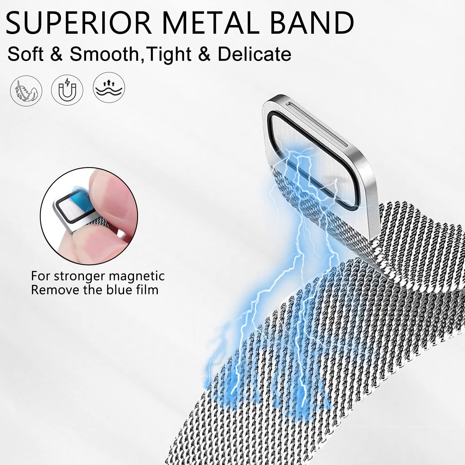 Milanese loop untuk fitbit cha - Milanese Loop Magnetic ulasan dan harga
