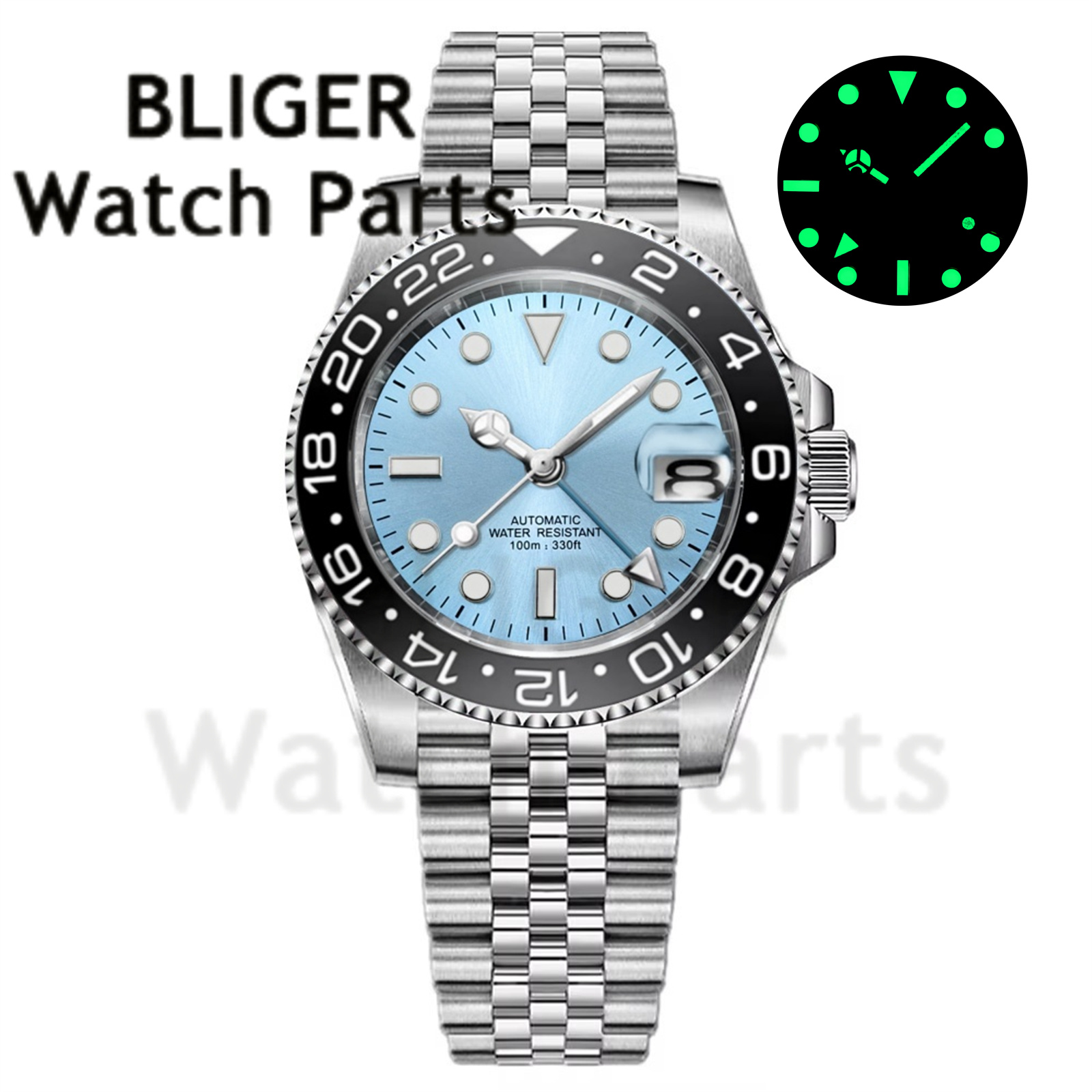 Jam Tangan Mekanik Pria Custom - Stainless Bracelet Diver ulasan dan harga