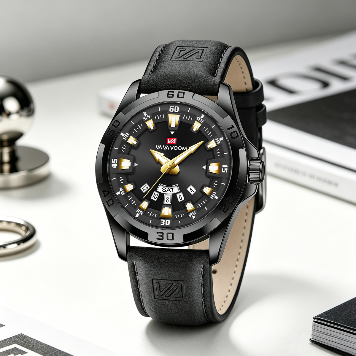 Jam Tangan Pria Tali Kulit Hit - Leather Watch Band Men ulasan dan harga